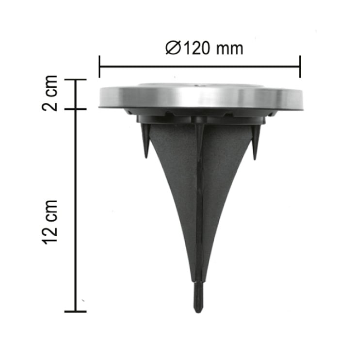 Solarna Baštenska Lampa (2kom) SOLAR2PK – Lako Postavljanje - Led spoljna rasveta