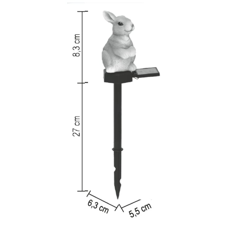 Solarna Baštenska Lampa Zeka MX671N - Šarm i Svetlo za Vrt - Led spoljna rasveta