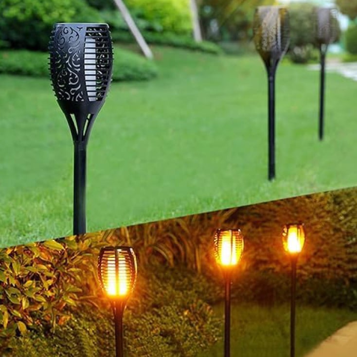 Solarna LED baklja efekt plamena YW13489-3353 | Bašta - Led spoljna rasveta