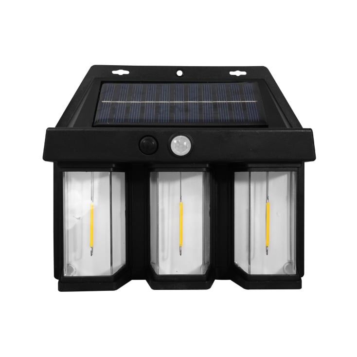 Solarna LED lampa sa senzorom pokreta 2W 3x filament topla bela - Led spoljna rasveta