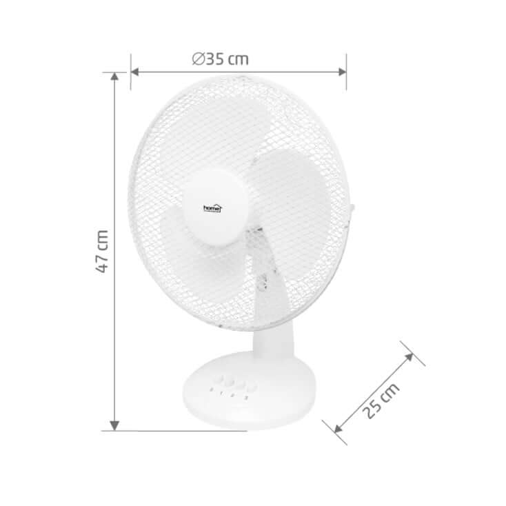 Stoni ventilator 30cm 40W TF30WH – Tihi i moćan - Stoni ventilatori