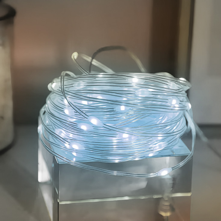 Svetleći niz sa 1000 hladno belih LED dioda 70m - Dekorativna rasveta