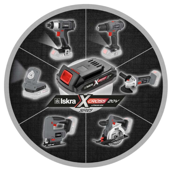 Udarni Odvijač 20V ISKRA IX-TW07 – Bez Žice, Maksimalna Sila - Šrafilice