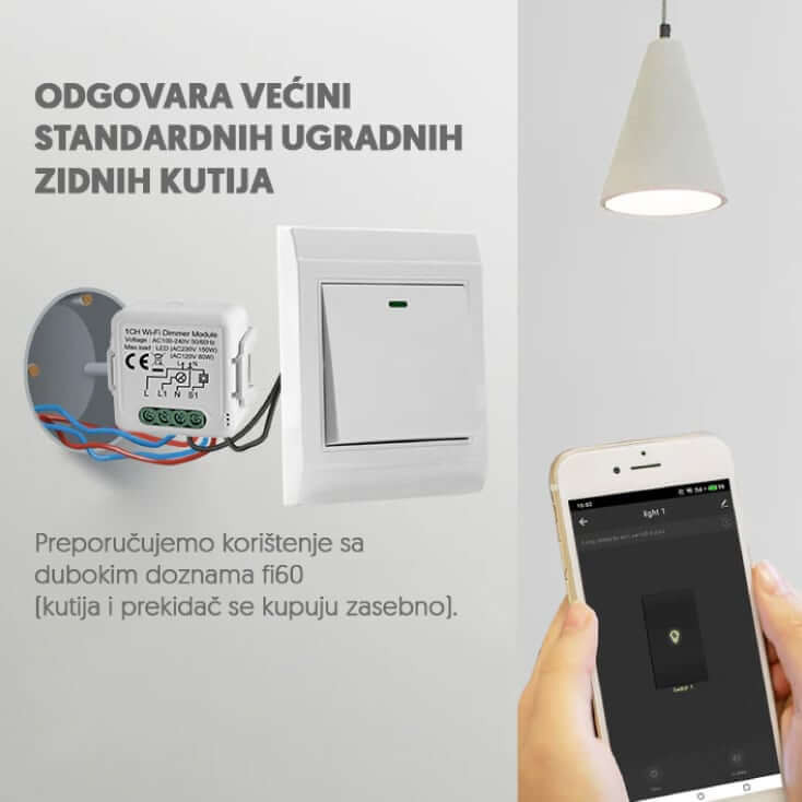 Wi-Fi Smart Dimer Modul 150W | Pametno Upravljanje Svetlom - Ostala oprema
