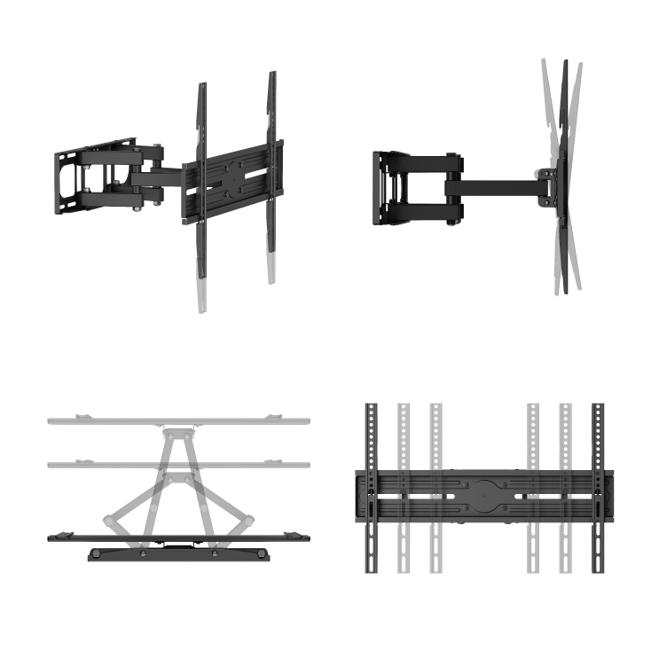 Zidni TV nosač, zglobni, od 37