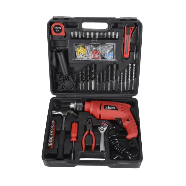 ISKRA Vibraciona Bušilica + Set Alata | Snaga i Preciznost - Bušilice za profesionalce i hobiste