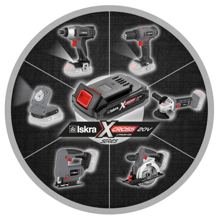 ISKRA X-CROSS Akumulatorska Bušilica 20V | IX-DR39 - Bušilice za profesionalce i hobiste