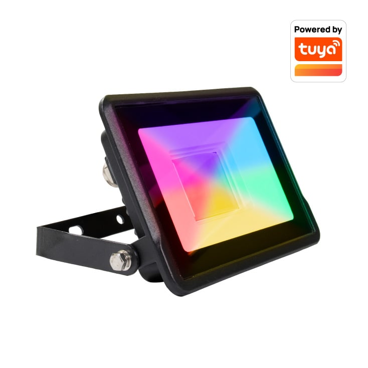 PROSTO RGB + CCT smart LED reflektor 20W crni LRT-RGBW-20/BK