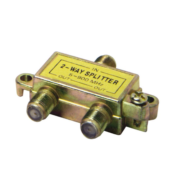 F antenski razdelnik 1 na 2 metalni 5-900 MHz TS1910