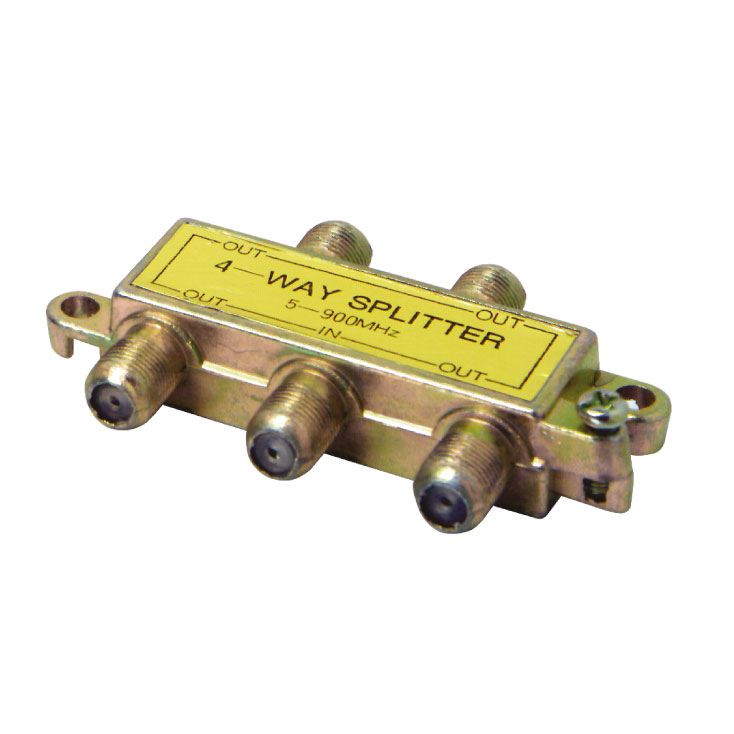 F antenski razdelnik 1 na 4 metalni 5-900 MHz TS1913