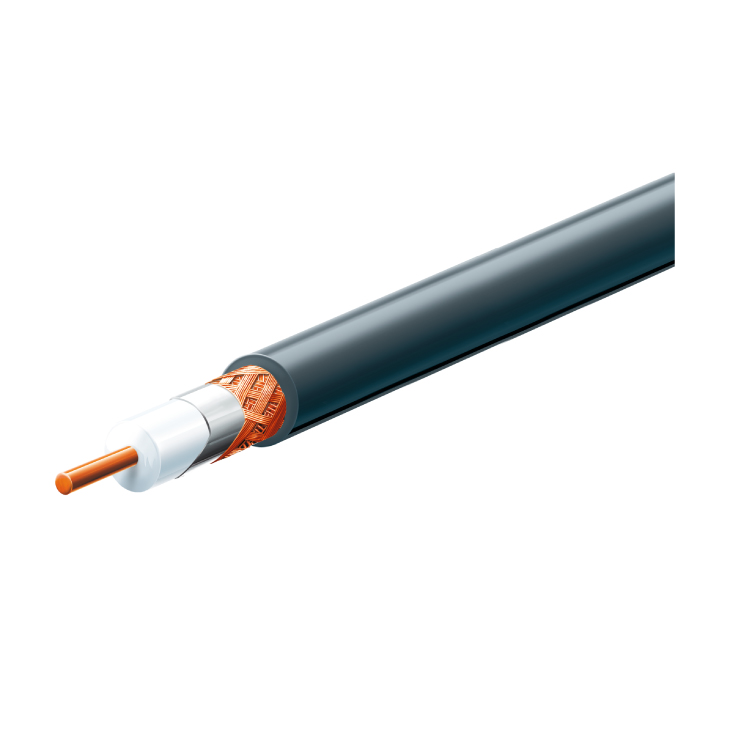Koaksijalni kabl RG6 100m crni bakarni 32 niti