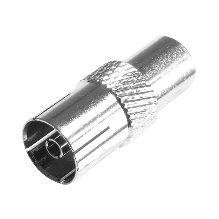 Koaksijalna antenska utičnica navrtna za RG6 metalna FST2