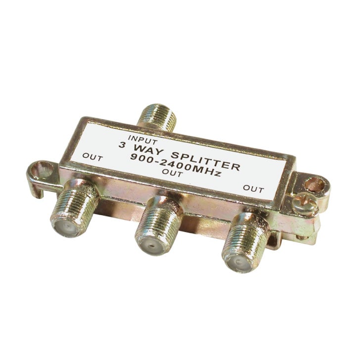 F satelitski razdelnik 1 na 3 metalni 900-2400 MHz TSP1911