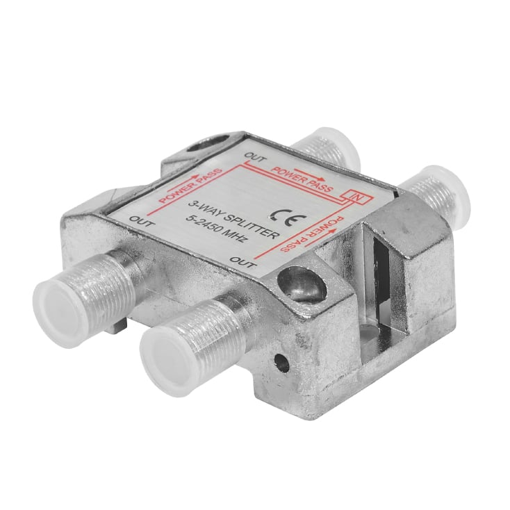 F razdelnik 1 na 3 metalni 5-2450 MHz 3SPLT-HQ