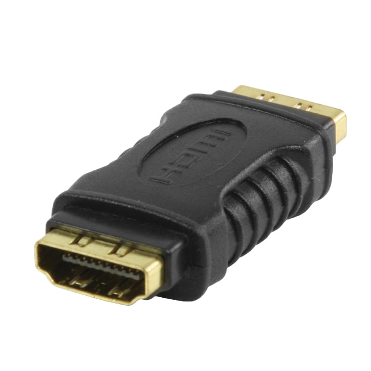 HDMI spojnica ženska na ženska pozlaćena crna VC-007G