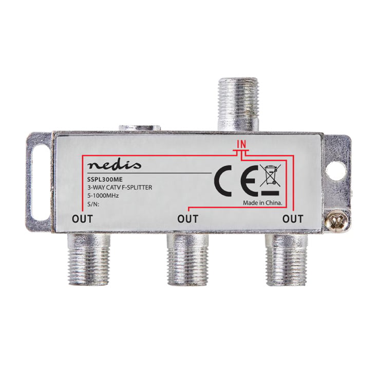 F razdelnik 1 na 3 metalni 5-1000 MHz SSPL300ME