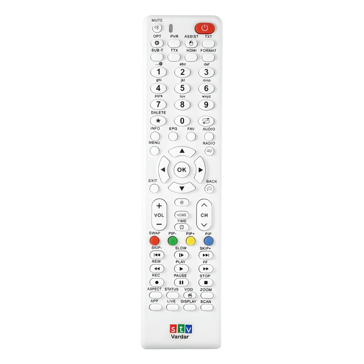 Univerzalni daljinski upravljač za kablovski set top box STV Vardar
