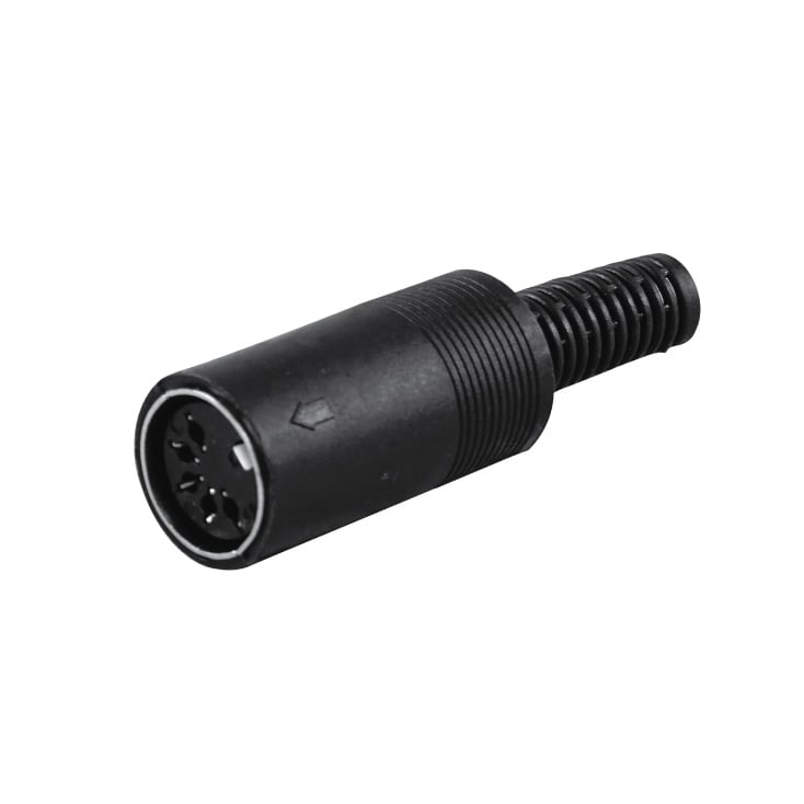 DIN utičnica 5 polova stereo za kabl metalna UTICDIN5