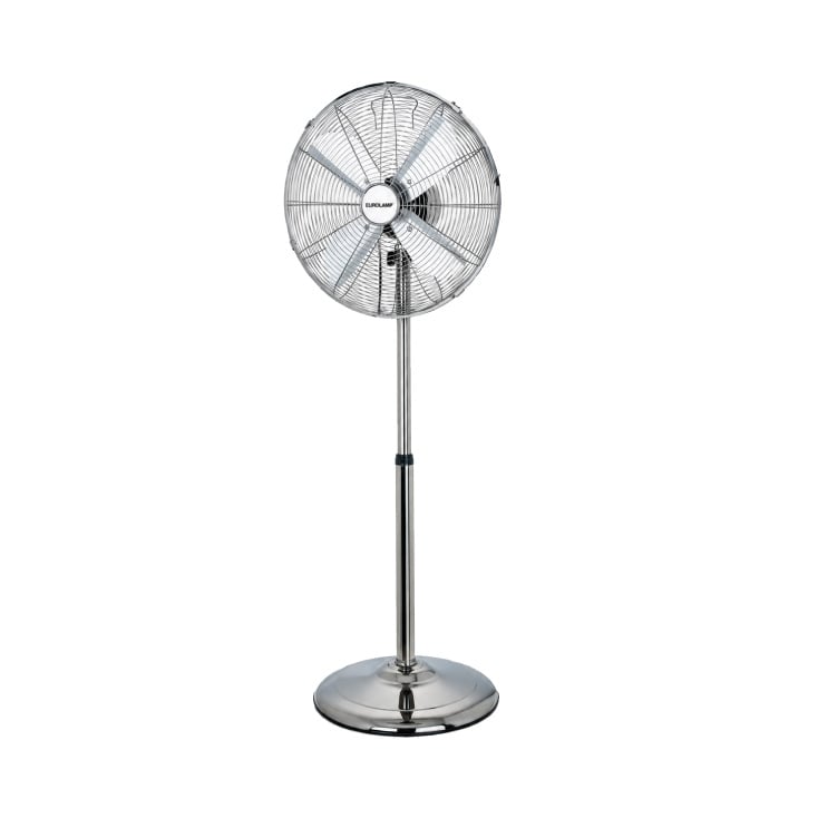 EUROLAMP stojeći ventilator 40cm 50W inox metalni
