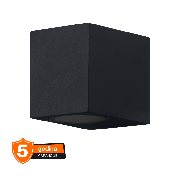 LEDVANCE zidna spoljna lampa aluminijumska crna 2x GU10 gore-dole