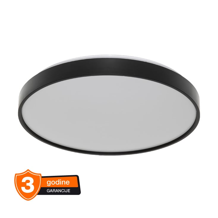 OSRAM LUXO LED plafonjera 24W 6500K crna