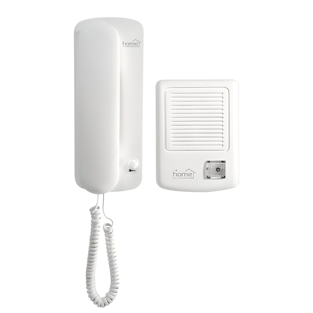 Home DP 01 dvožični audio interfon za kuću, komplet spoljna i unutrašnja jedinica, domet 500 m