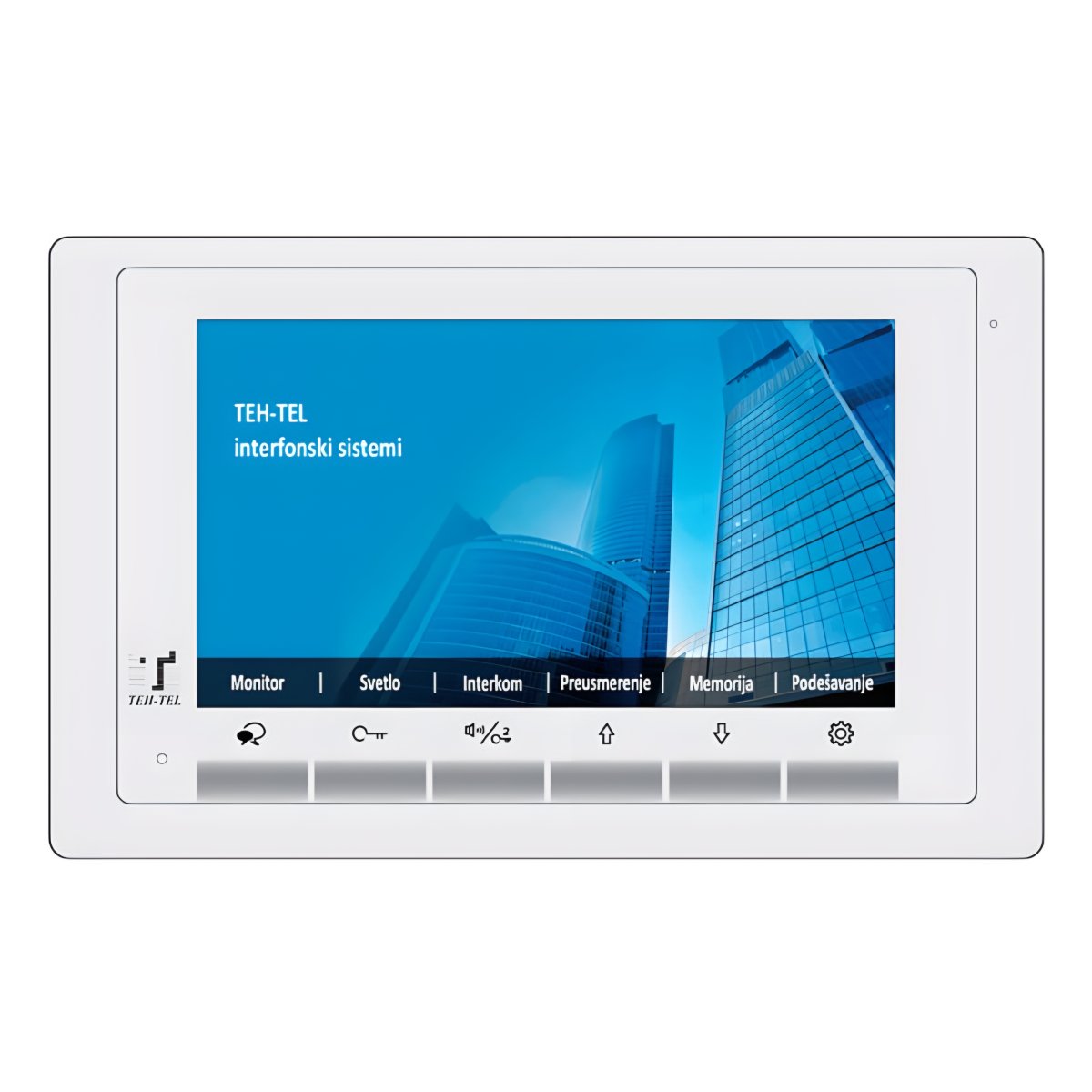 TEH-TEL T812 DIGIT video monitor 7 inča sa tasterima na dodir i interkomom