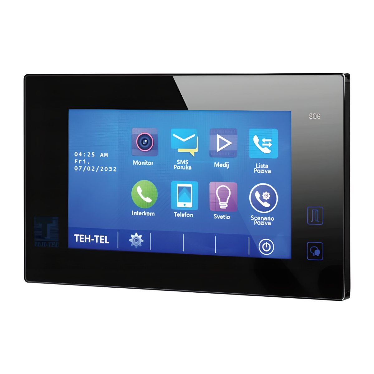 TEH-TEL T745 DIGIT video monitor 7 inča na dodir sa handsfree razgovorom