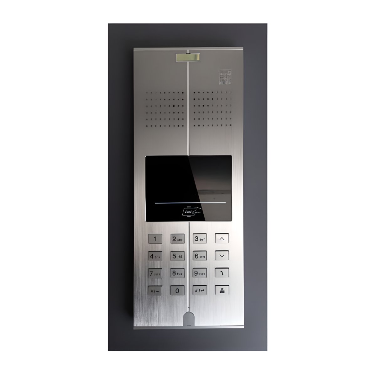 TEH-TEL T966 okvir podloška za Q2/Q2C pozivnu jedinicu, pocinkovani lim 1 mm RAL7015