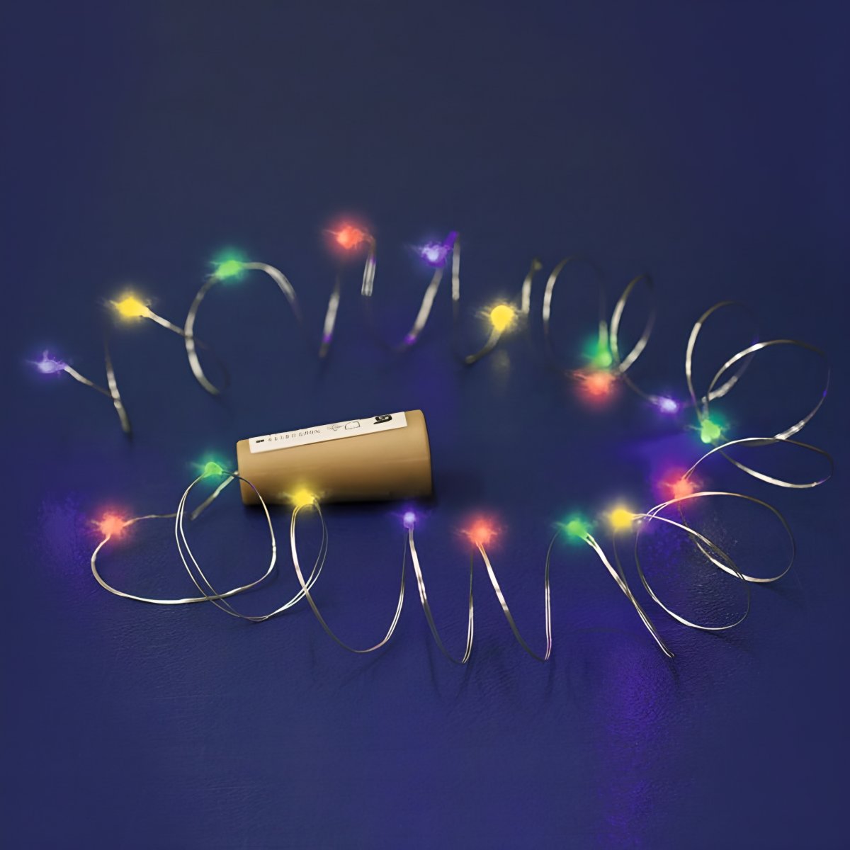 Home MLD20/M svetleći niz za flašu 2 m, 20 višebojnih mikro LED dioda