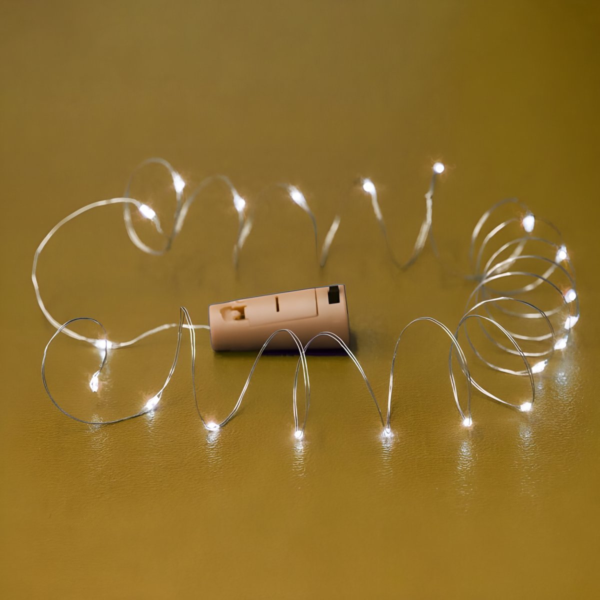 Svetleći niz za flašu 1 m sa čepom, toplo beli mikro LED, 3374-1m-17305