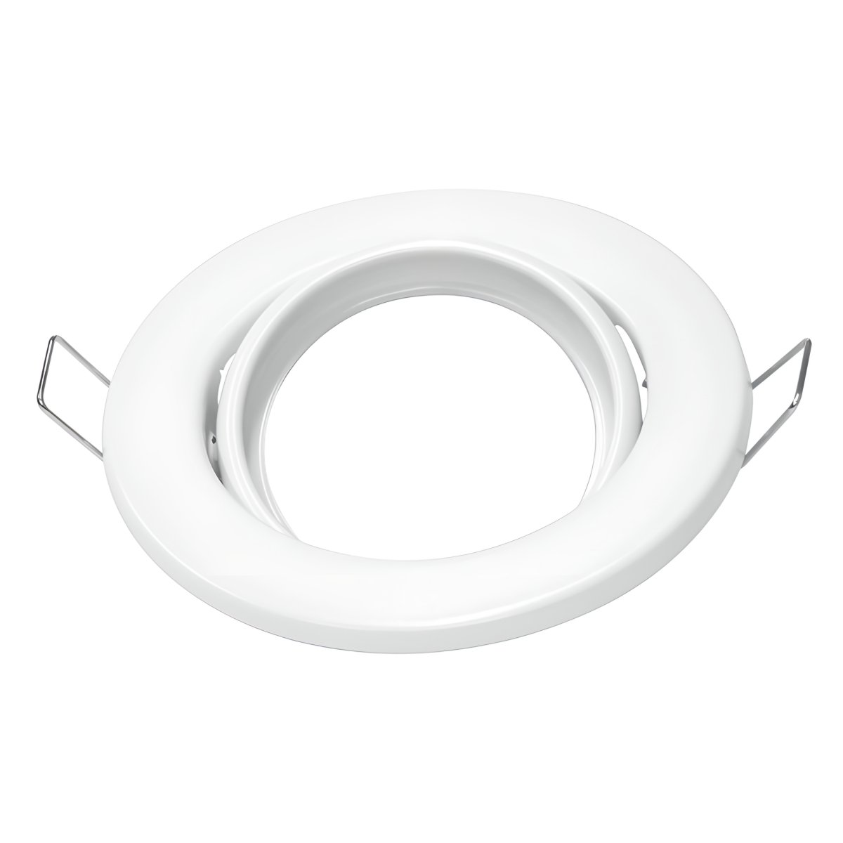 PROSTO R-S002/WH ugradna rozetna za GU10, bela, podesiva ±30°, 90 mm
