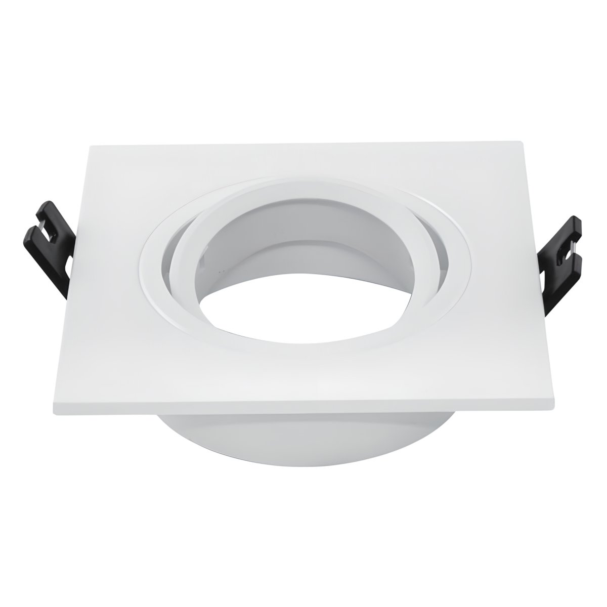 PROSTO R-A102/W kvadratna ugradna rozetna za MR16 GU5.3, 93 x 93 mm, bela
