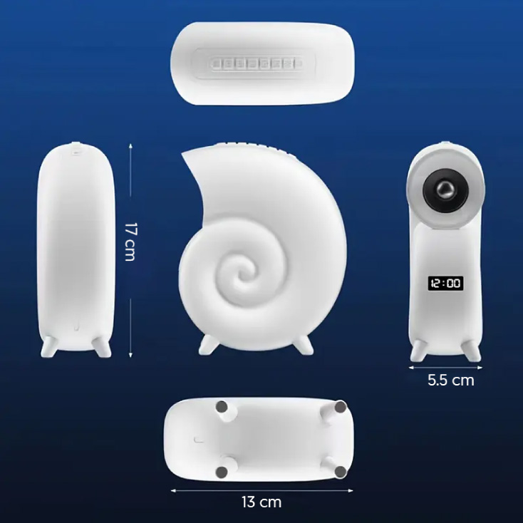 Bluetooth zvučnik lampa sa budilnikom