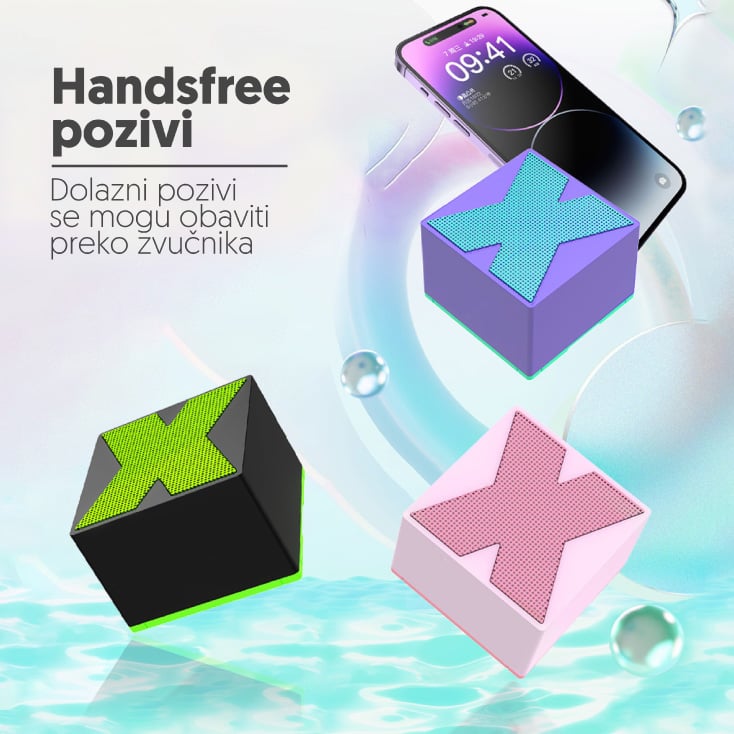 SAL mini Bluetooth zvučnik roze 5W