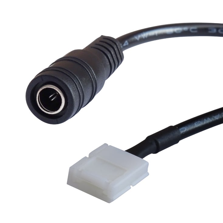 Priključni kabl za jednobojnu LED traku 8mm sa DC 5.5x2.1 utikačem