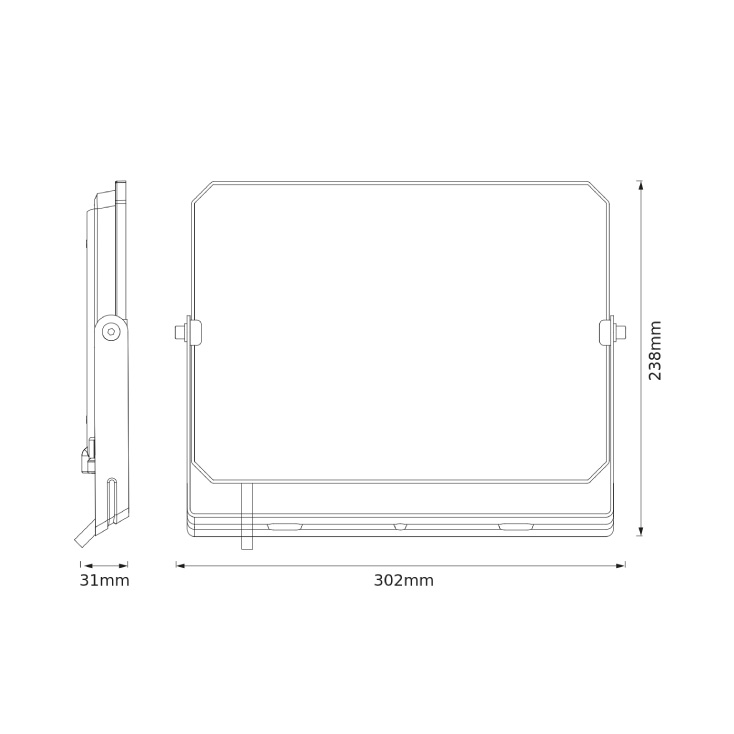 OSRAM LED reflektor 100W 9000lm 6500K aluminijumski