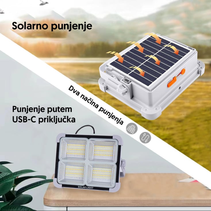 Prenosni punjivi LED reflektor 3CCT SMD IP66 sa postoljem 13501-11442