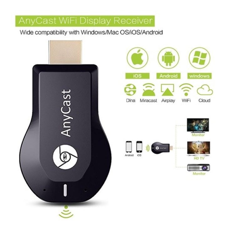 Bežični Wi-Fi HDMI adapter Anycast za prikaz telefona na TV WHD-380