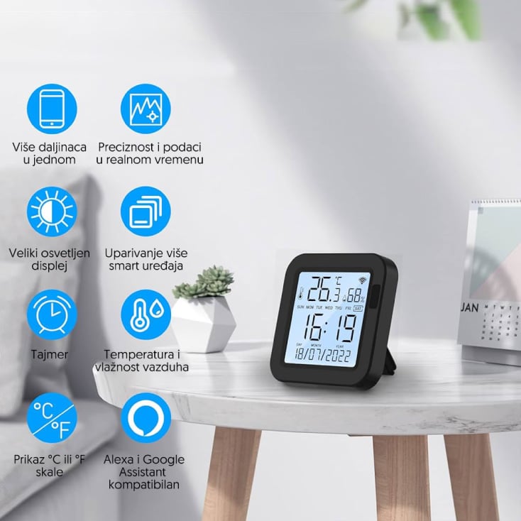 Smart Wi-Fi infracrveni univerzalni daljinski upravljač WFRC-IRTH10