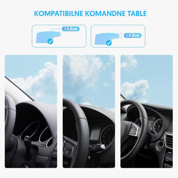 Auto držač za telefon kuglični zglob 4-7 inča LP189