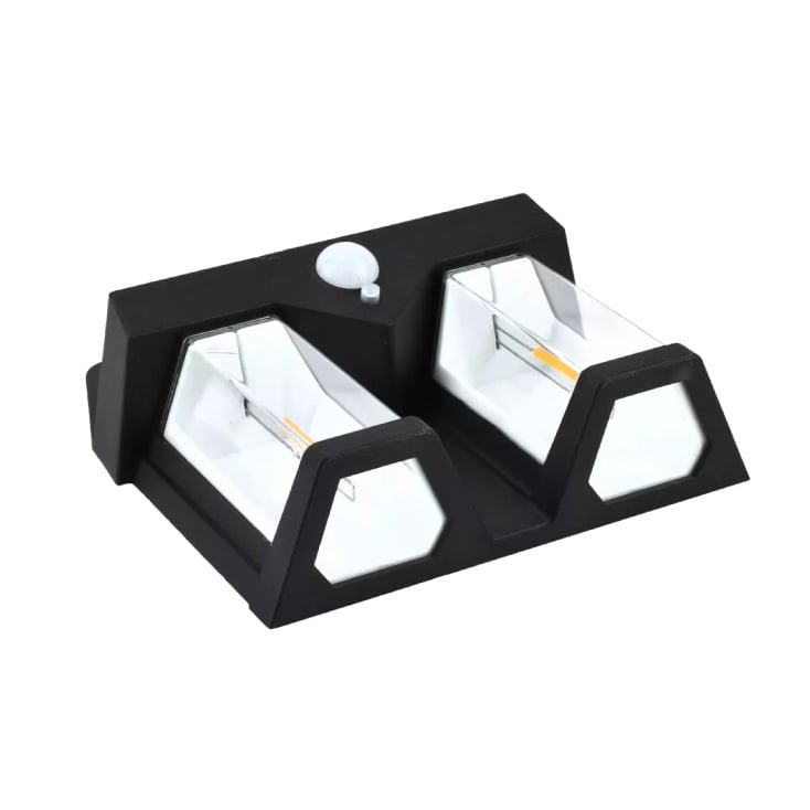 Solarna zidna LED lampa sa senzorom pokreta 2 filament toplo bela YW13501