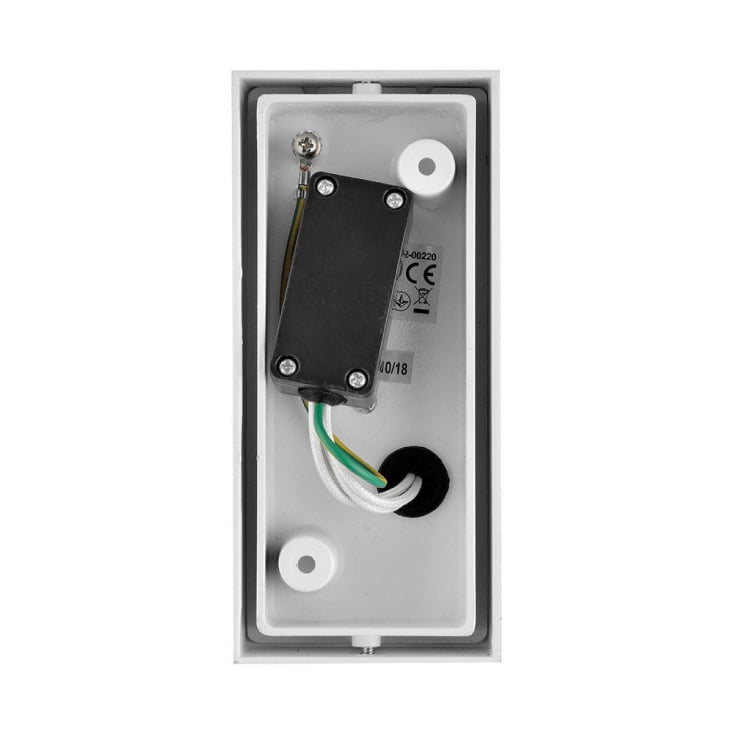 BRAYTRON zidna spoljna lampa GU10 bela aluminijum BG32-00220