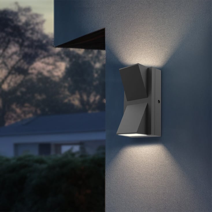 BRAYTRON zidna LED spoljna lampa 12W gore-dole CCT IP65 BG38-02782
