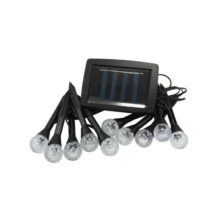 Solarni ubadajući LED niz 10 lampica toplo beli 13489-11415