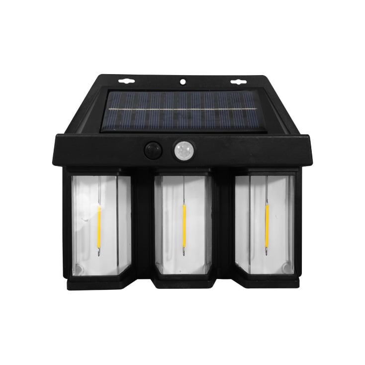 Solarna zidna lampa sa senzorom pokreta, 3 LED filamenta