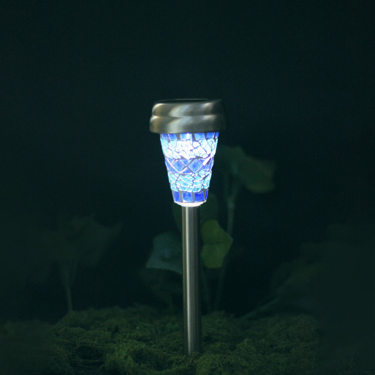 MODEE solarna baštenska lampa mozaik staklo GS030