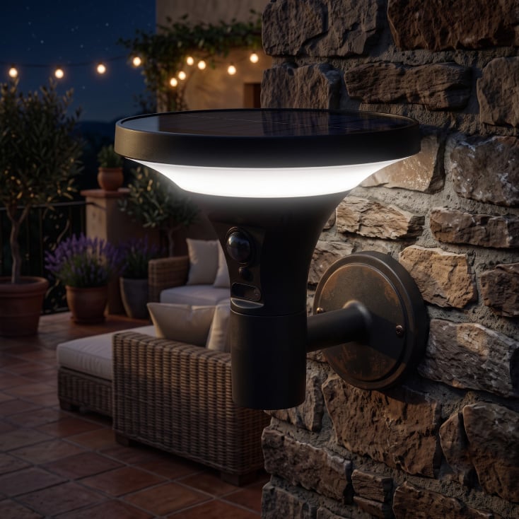EUROLAMP solarna zidna lampa sa senzorom 3.8W 500lm