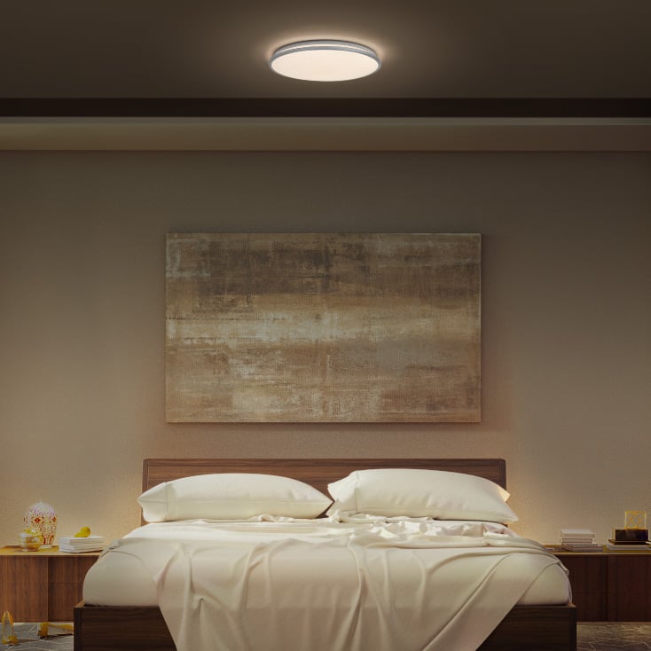 LEDVANCE LED plafonjera 16W 3000K siva okrugla 2000lm