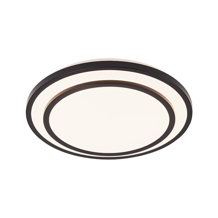 LEDVANCE LED plafonjera 24W 3000K crna okrugla 2700lm